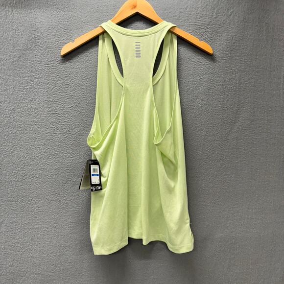 Under armour Launch Tank Womens XL Yellow Reflective Singlet Racerback NEW - Picture 4 of 9